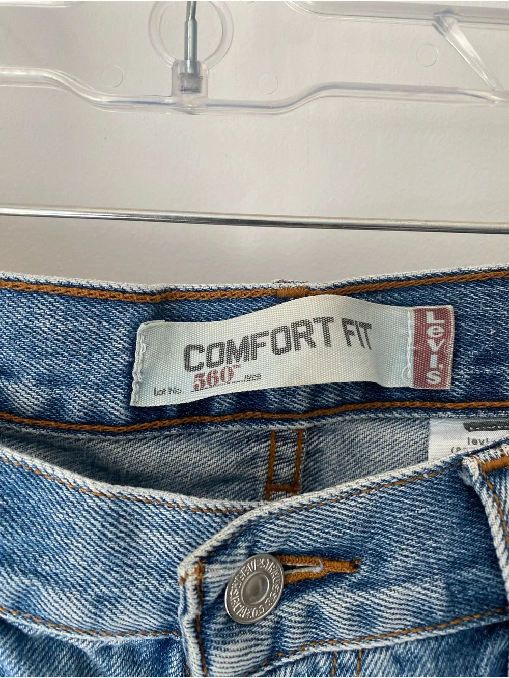 Levis Jeans Mens 30x30 Blue Comfort Fit 560 Relaxed Tapered Denim Baggy Skater